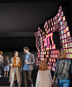 Media Facade The World's First Kinetic LED Tunnel